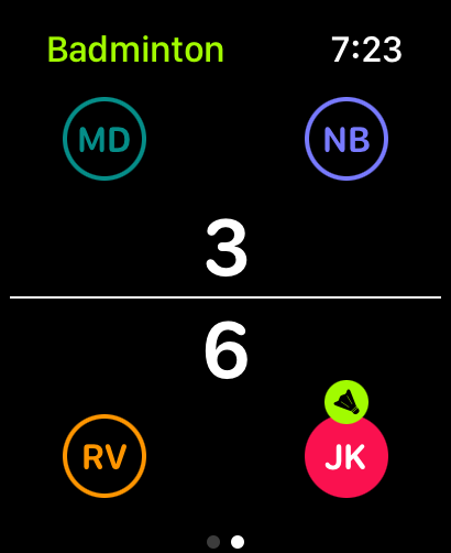 Badminton app